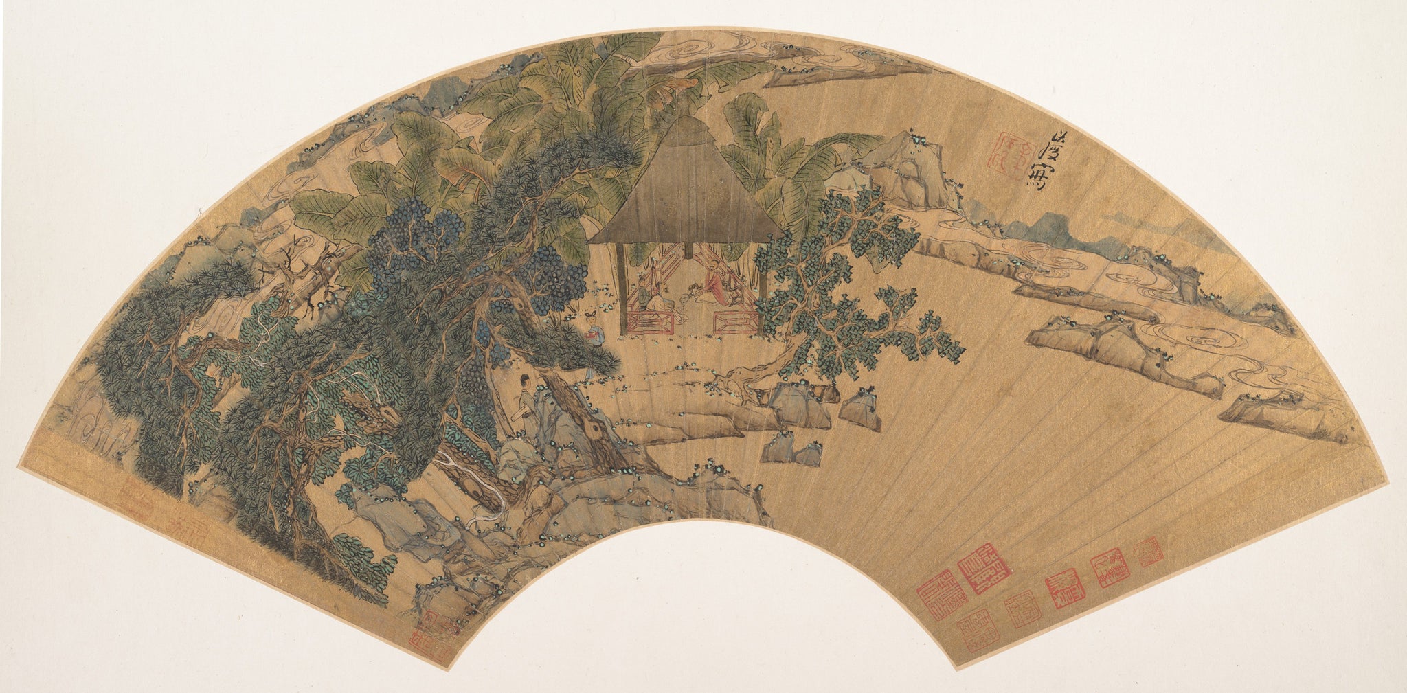 Landscape, Chen Hongshou, mid-17th century — peinture chinoise