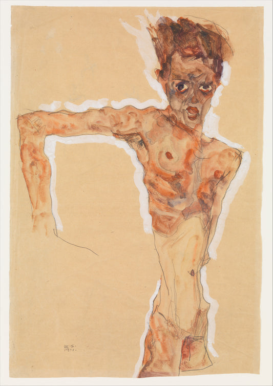 🧍 Omakuva – Egon Schiele (1911)