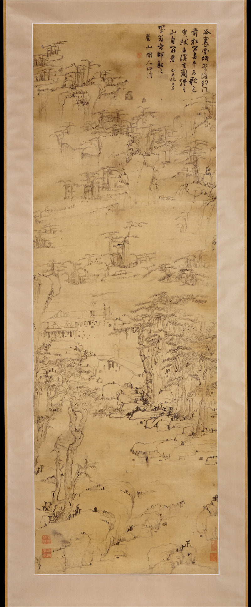 Strolling in a misty valley - Mei Qing