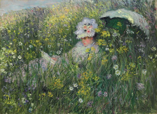 Reproduction du tableau « Dans la prairie - Claude Monet » par Alpha Reproduction en peinture à l’huile