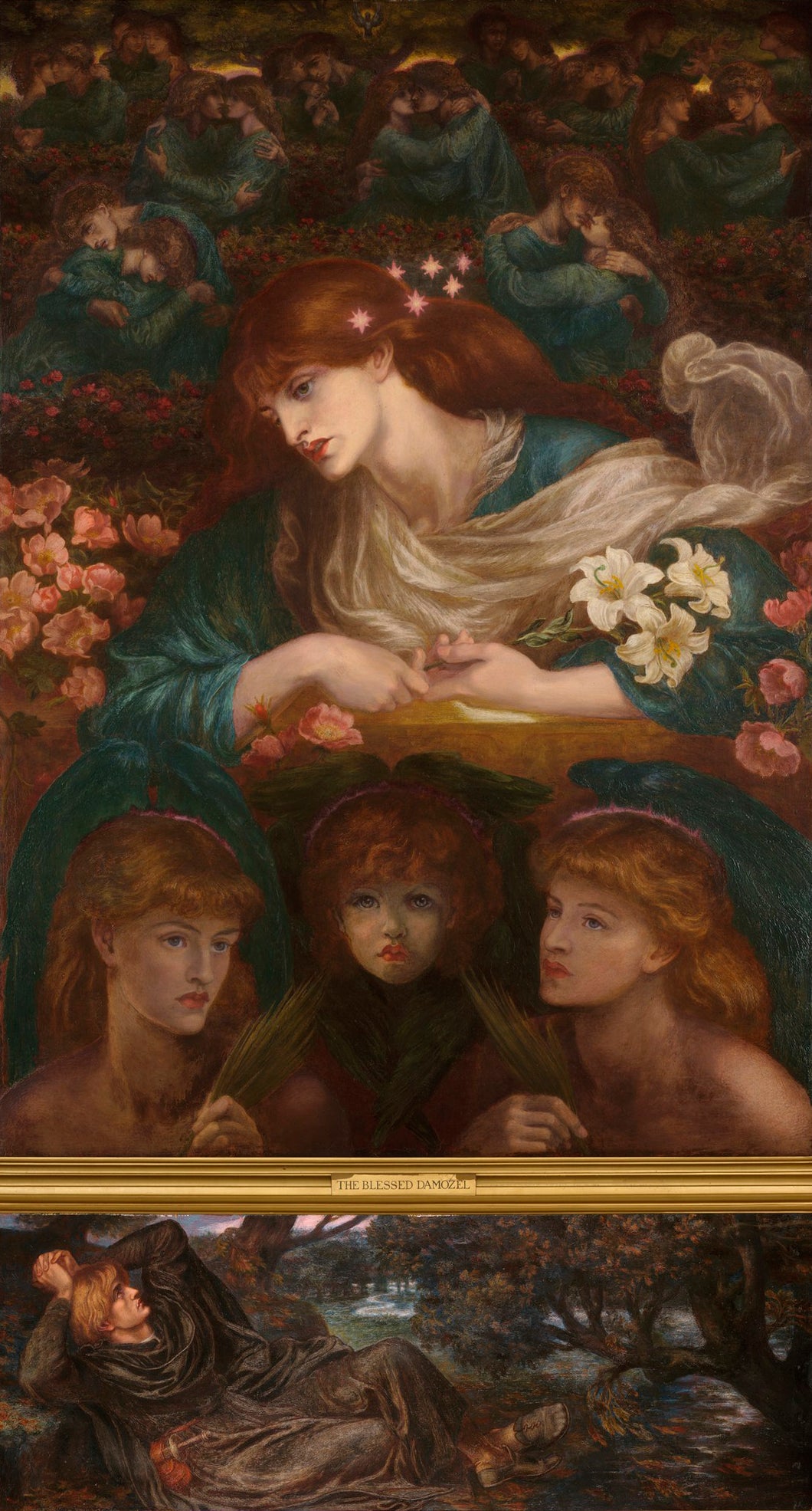 La Damoiselle élue - Dante Gabriel Rossetti - Alpha Reproduction
