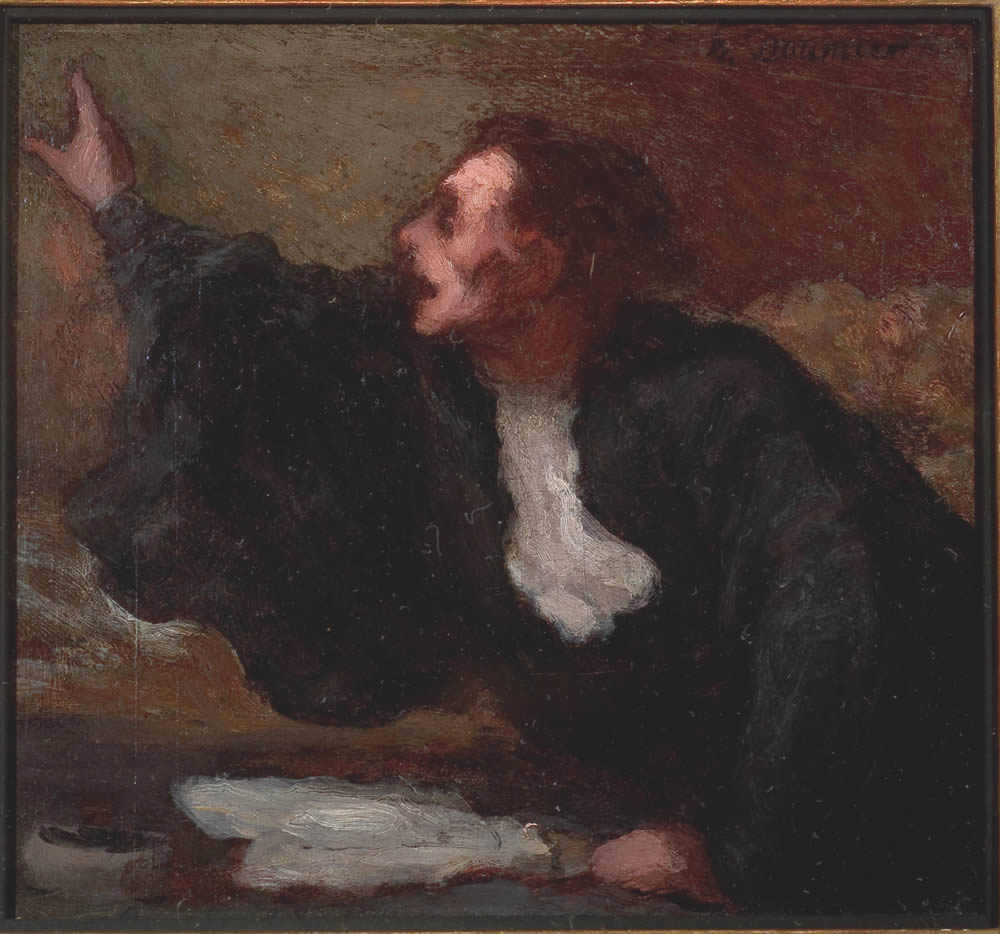 Avocat plaidant - Honoré Daumier