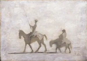 Don Quichotte et Sancho Pança - Honoré Daumier - Alpha Reproduction