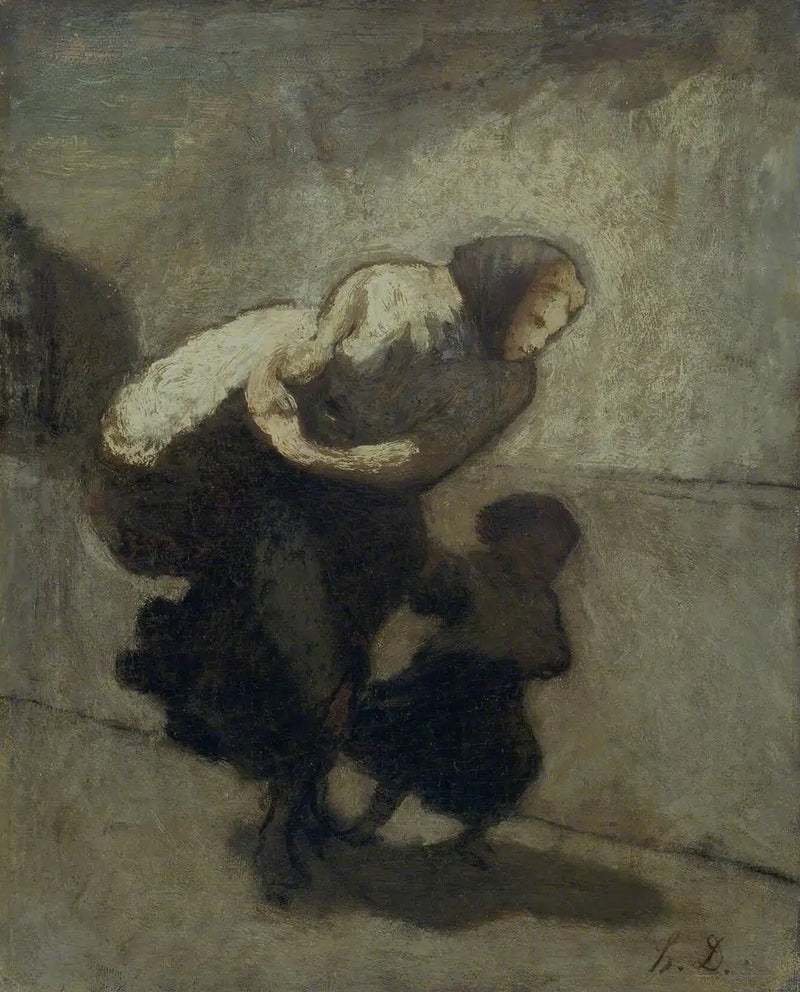 Raskas taakka - Honoré Daumier