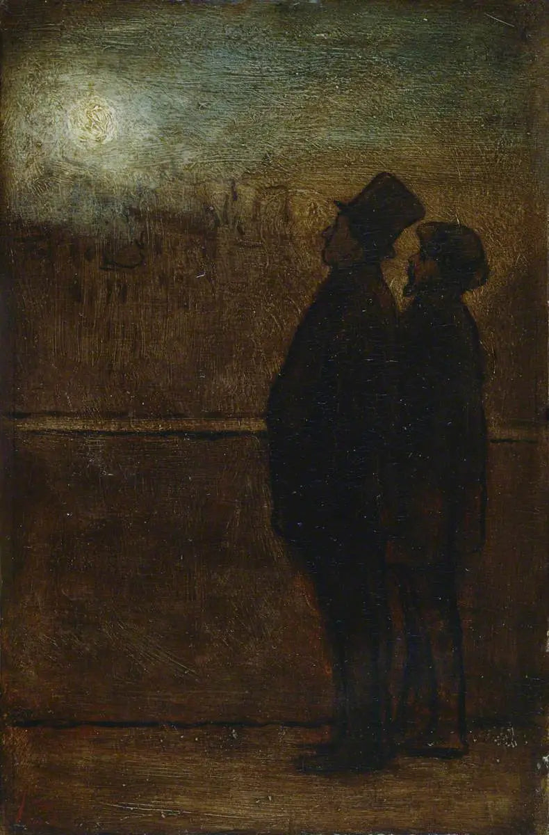 Les marcheurs de la nuit - Honoré Daumier - Alpha Reproduction