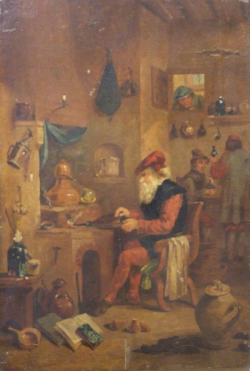 L'Alchimiste - David Teniers le Jeune