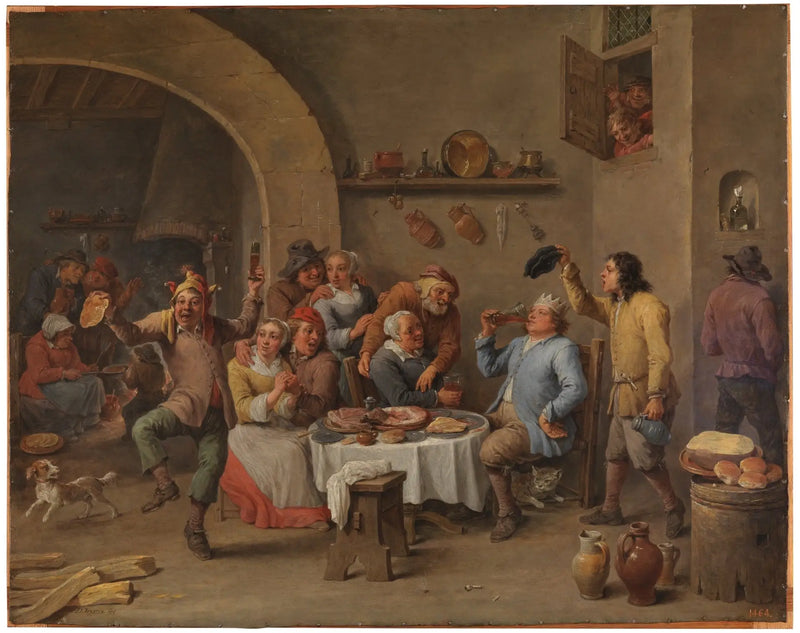 Kuningas juo - David Teniers nuorempi