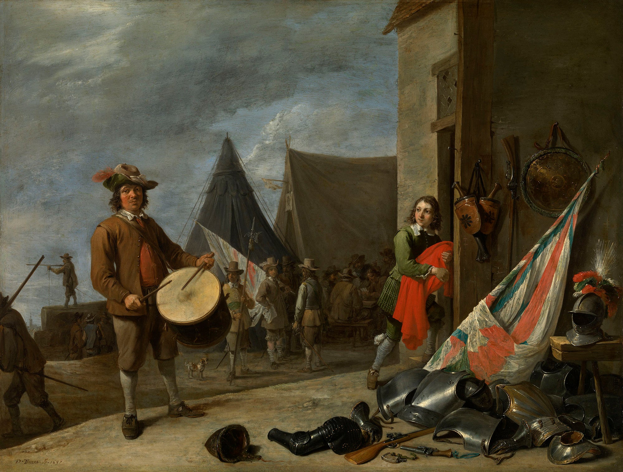 Le batteur - David Teniers le Jeune