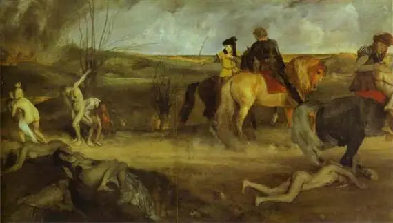 Keskiajan sotanäyttämö - Edgar Degas