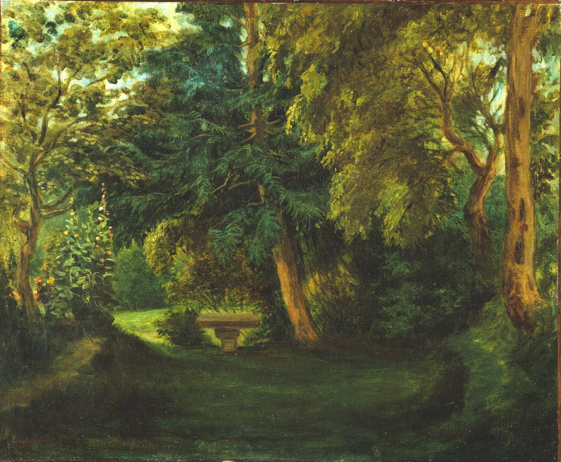George Sandin tila Nohantissa - Eugène Delacroix