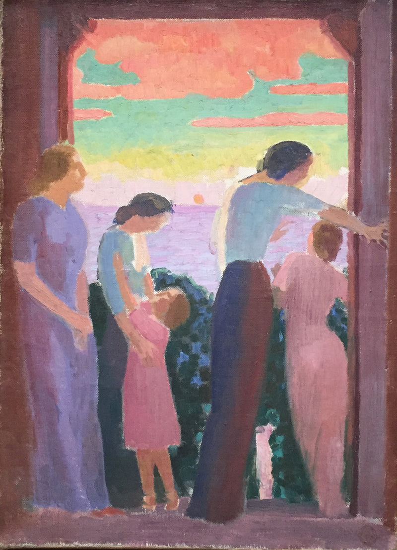Naiset parvekkeella - Maurice Denis
