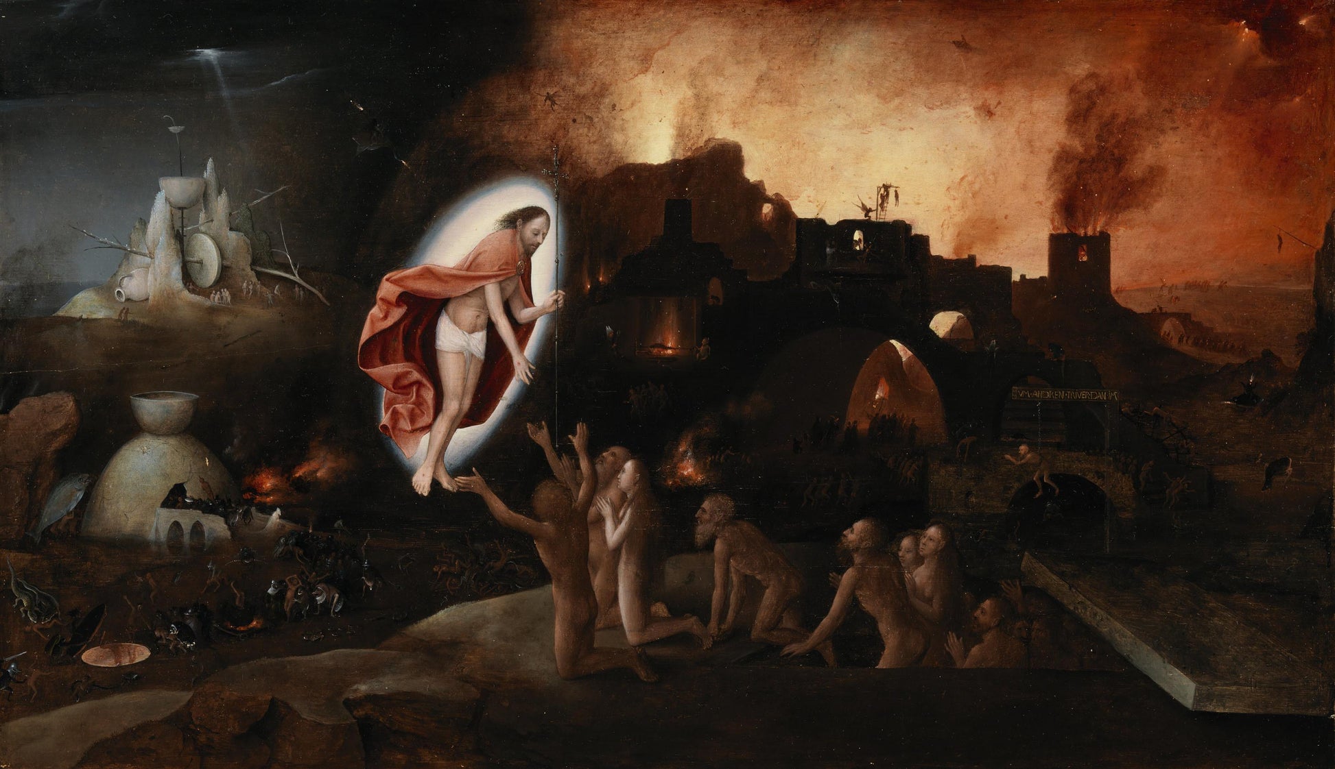 Laskeutuminen limboon - Hieronymus Bosch