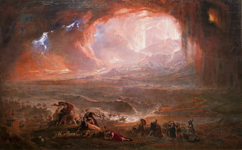 Pompeijin ja Herculaneumin tuhoaminen - John Martin