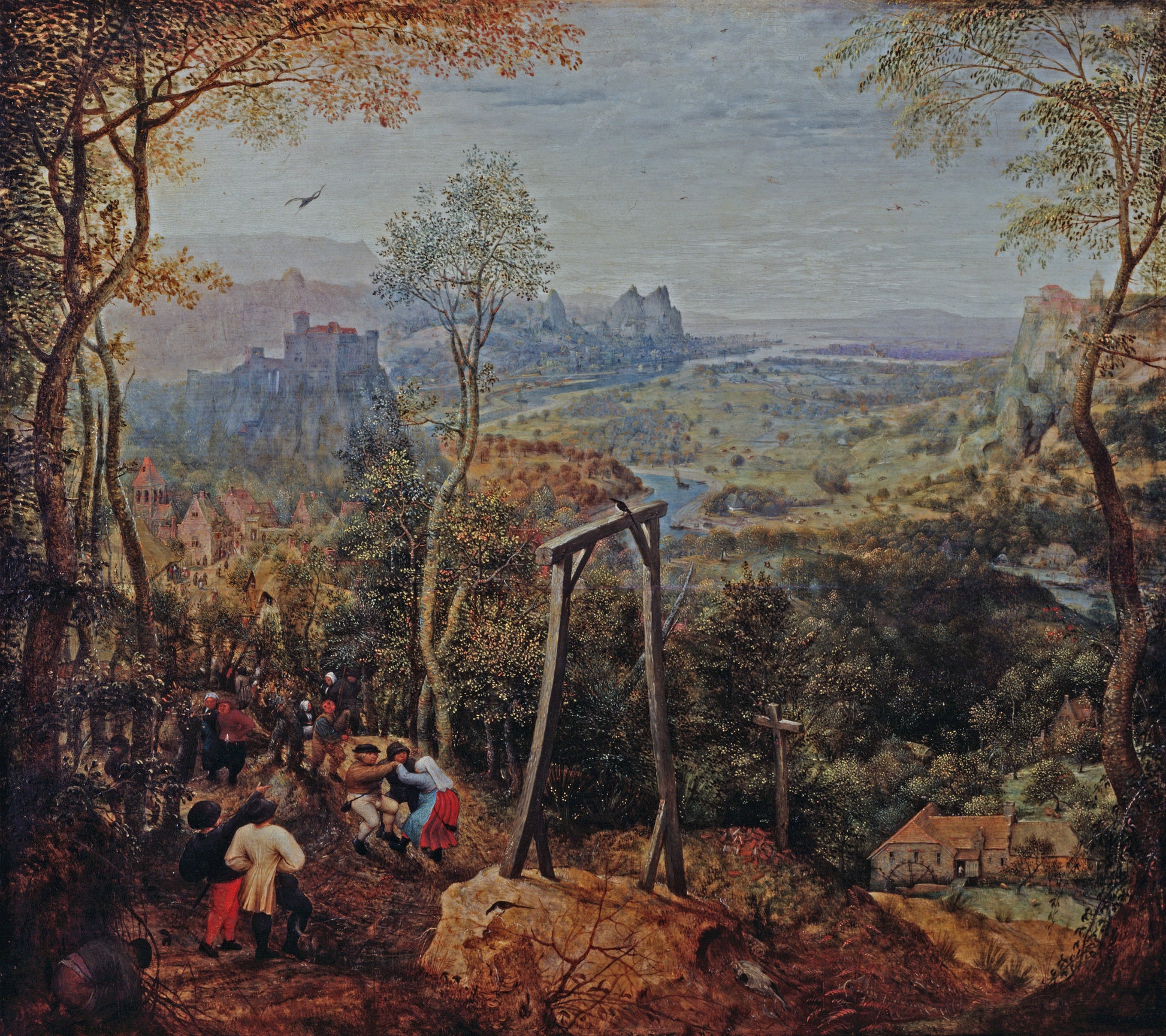 Kyyhkynen mestauksen päällä - Pieter Brueghel vanhempi