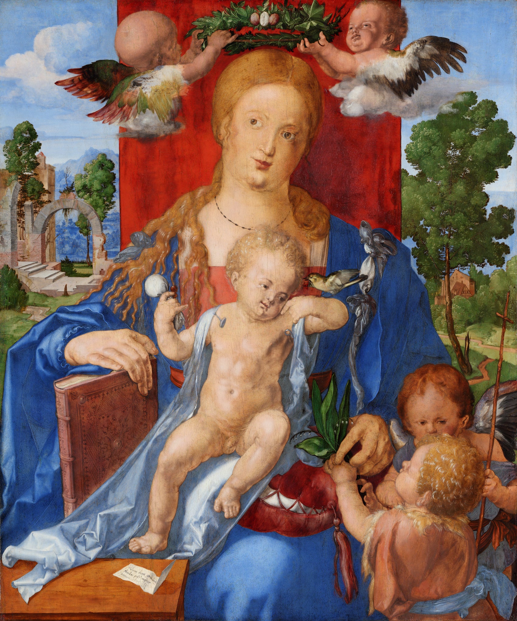 Vierge à l'Enfant au tarin - Albrecht Dürer