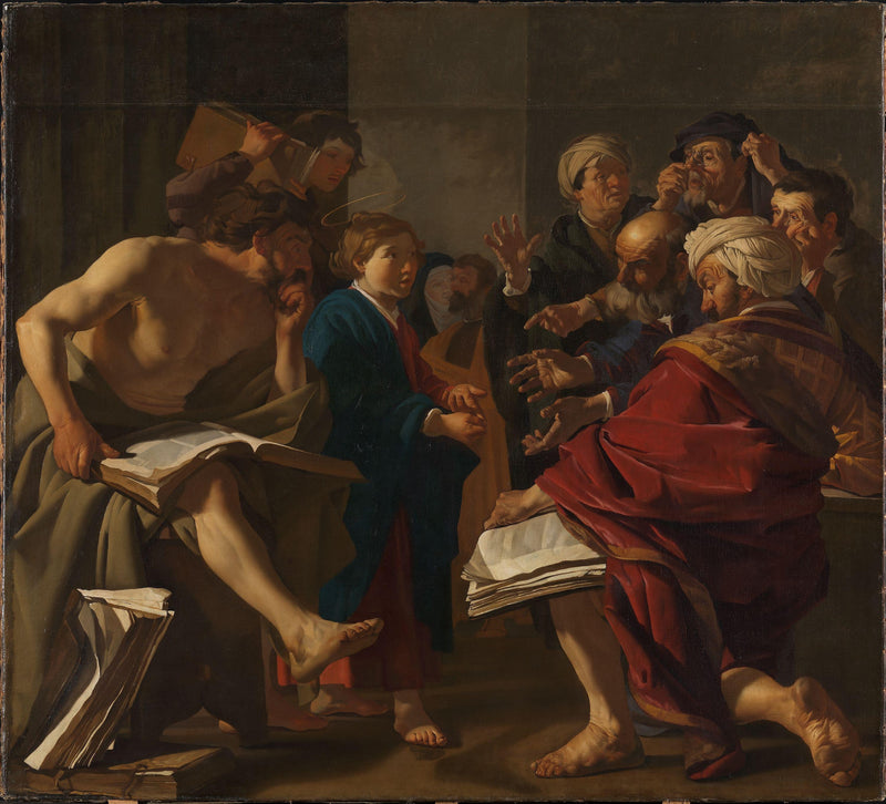 Le Christ parmi les Docteurs - Dirck van Baburen