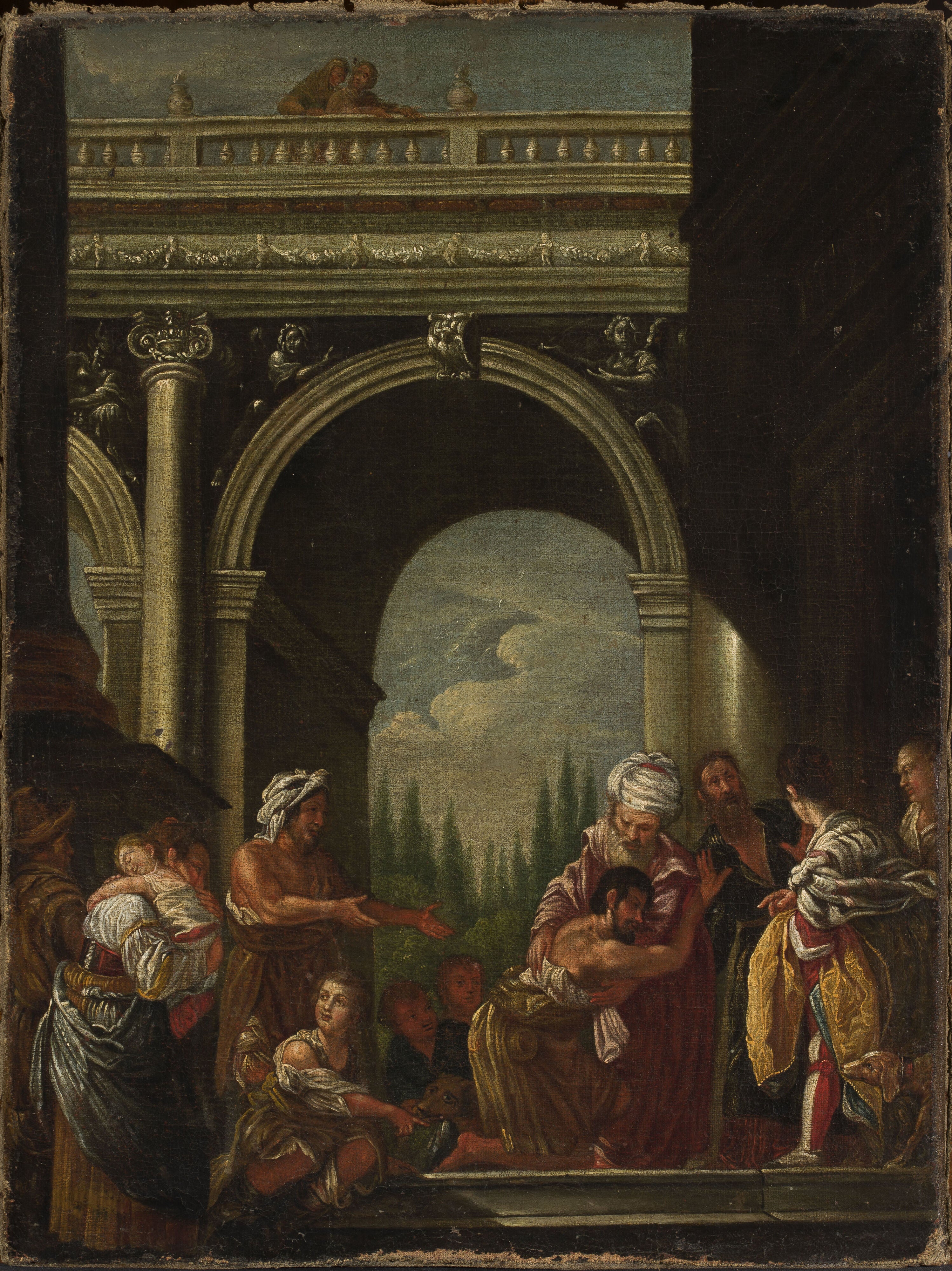 Le retour du fils prodigue - Domenico Fetti image 1 tableau peint à l’huile sur toile