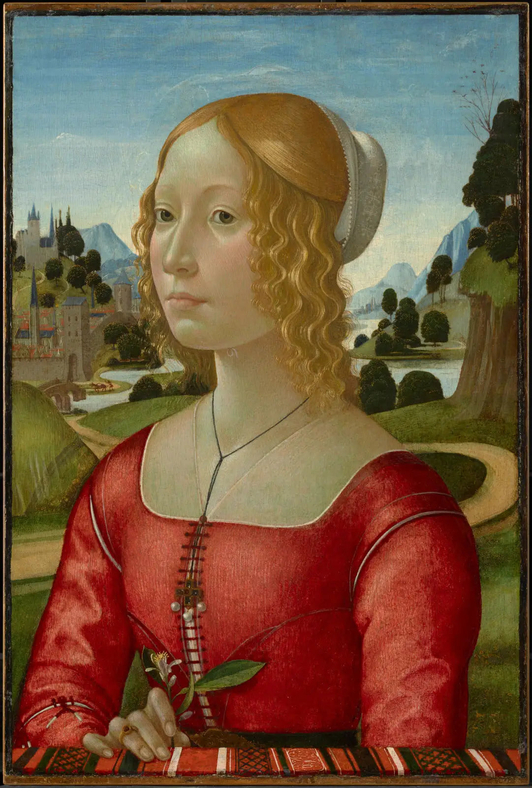 Portrait d’une dame - Domenico Ghirlandaio - Alpha Reproduction