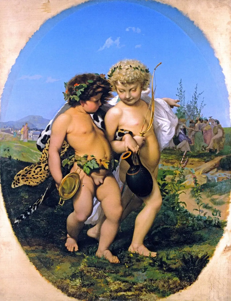 Bacchus ja rakkaus juovuksissa - Jean-Léon Gérôme