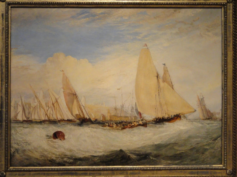 East Cowesin linna, J. Nashin, Esq.:n istuin, regatta tuuleen vastaan - J. M. W. Turner