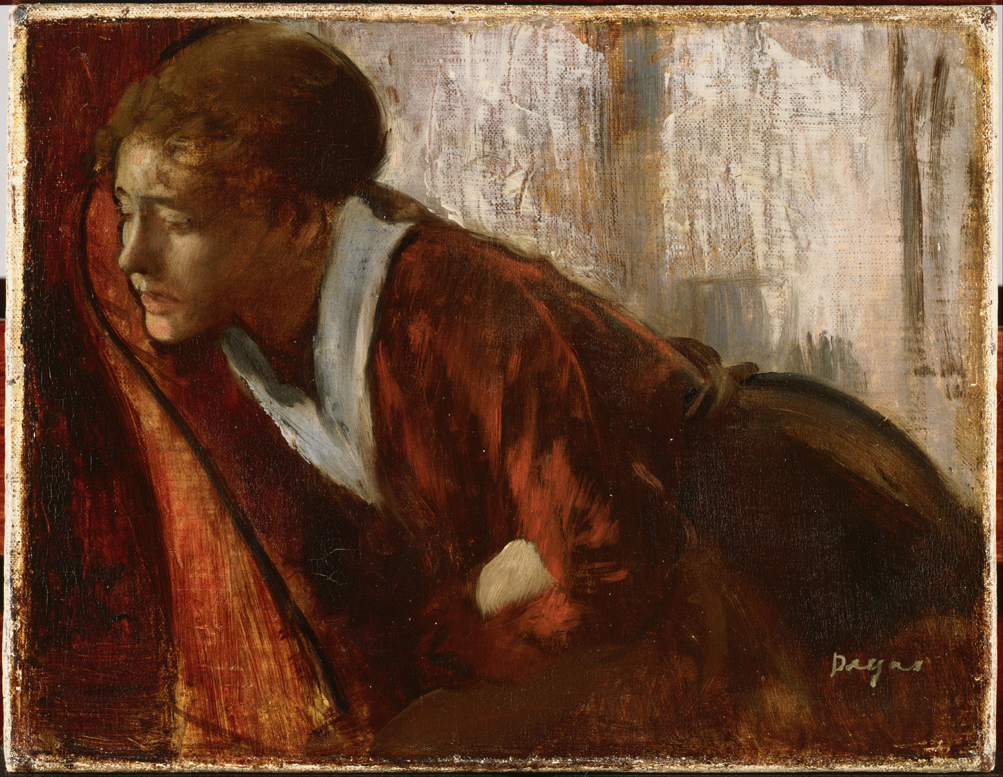 Reproduction du tableau « Mélancolie - Edgar Degas » par Alpha Reproduction en peinture à l’huile