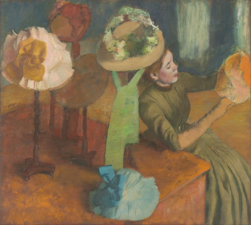 Hatuntekijän luona - Edgar Degas