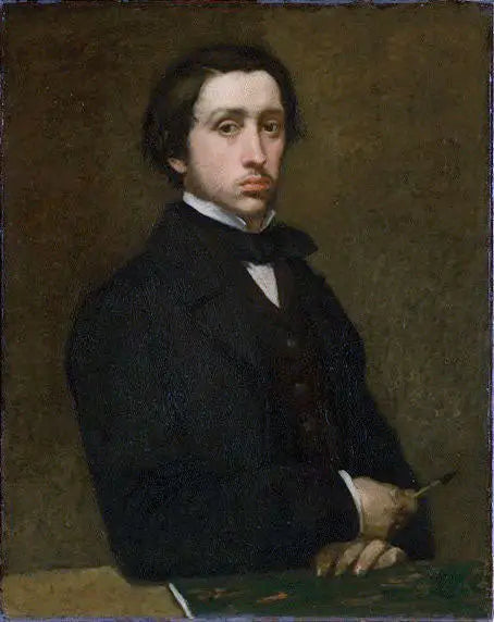 Reproduction du tableau « Portrait de l'artiste - Edgar Degas » par Alpha Reproduction en peinture à l’huile