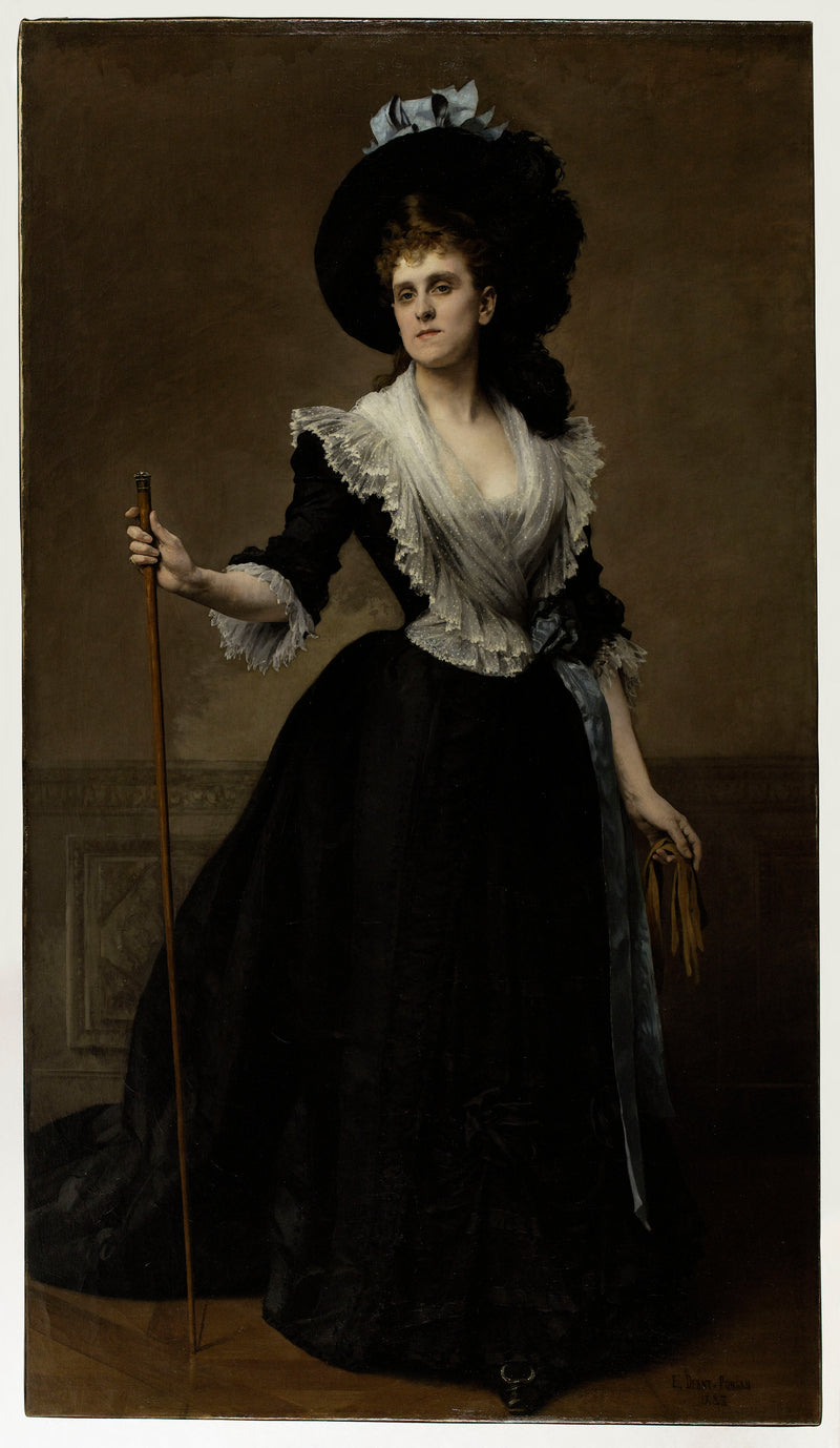 Portrait de la comtesse Edmond Récopé, née Malher - Édouard Debat