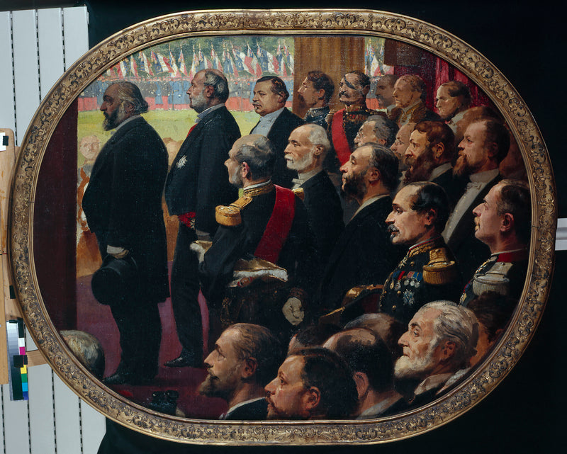 Liputuksen jakaminen, 14. heinäkuuta 1880 - Édouard Detaille