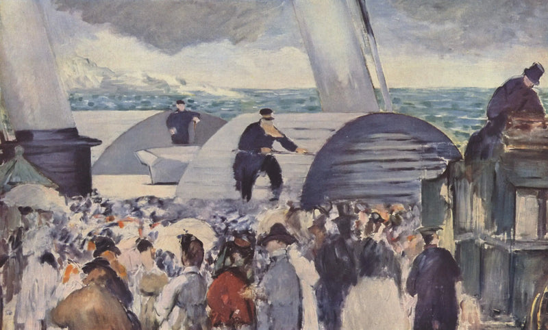 Folkstonin höyrylaivan lähtö - Édouard Manet