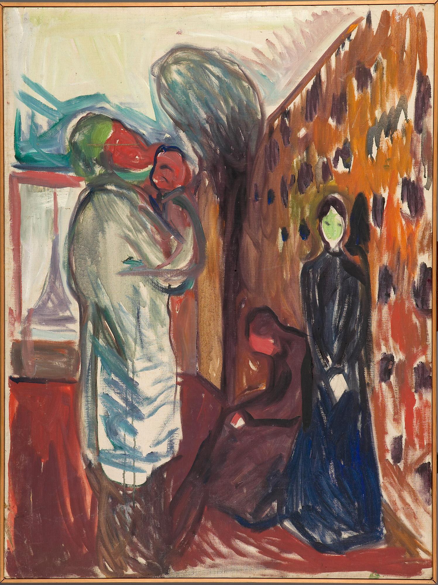 Reproduction du tableau « chambre mortuaire - Edvard Munch » par Alpha Reproduction en peinture à l’huile