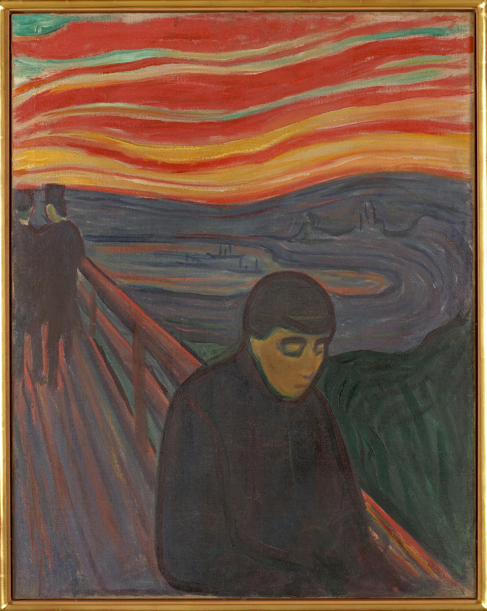 Reproduction du tableau « Désespoir - Edvard Munch » par Alpha Reproduction en peinture à l’huile