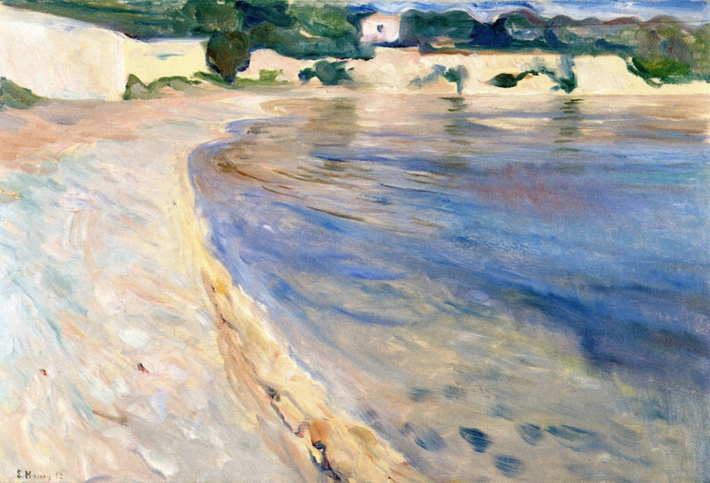 Reproduction du tableau « Côte d'Azur - Edvard Munch » par Alpha Reproduction en peinture à l’huile