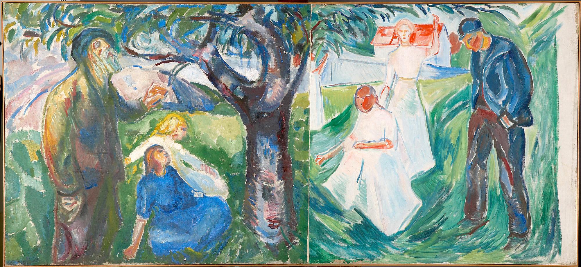 Reproduction du tableau « Vie - Edvard Munch » par Alpha Reproduction en peinture à l’huile
