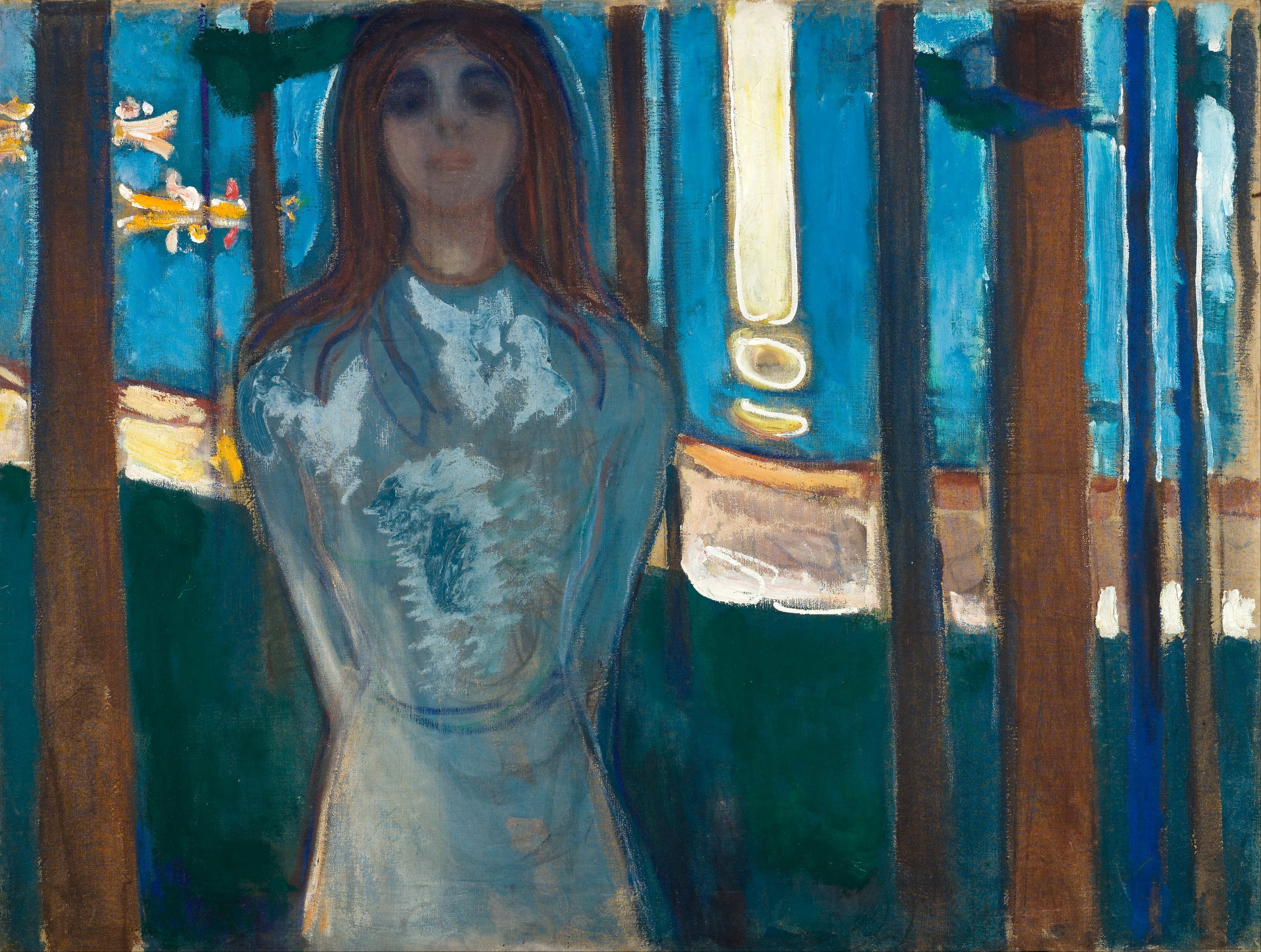 Reproduction du tableau « Nuit d'été. La Voix - Edvard Munch » par Alpha Reproduction en peinture à l’huile