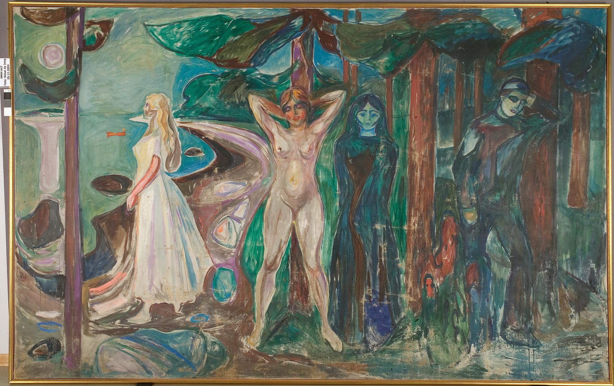 Reproduction du tableau « Femme - Edvard Munch » par Alpha Reproduction en peinture à l’huile