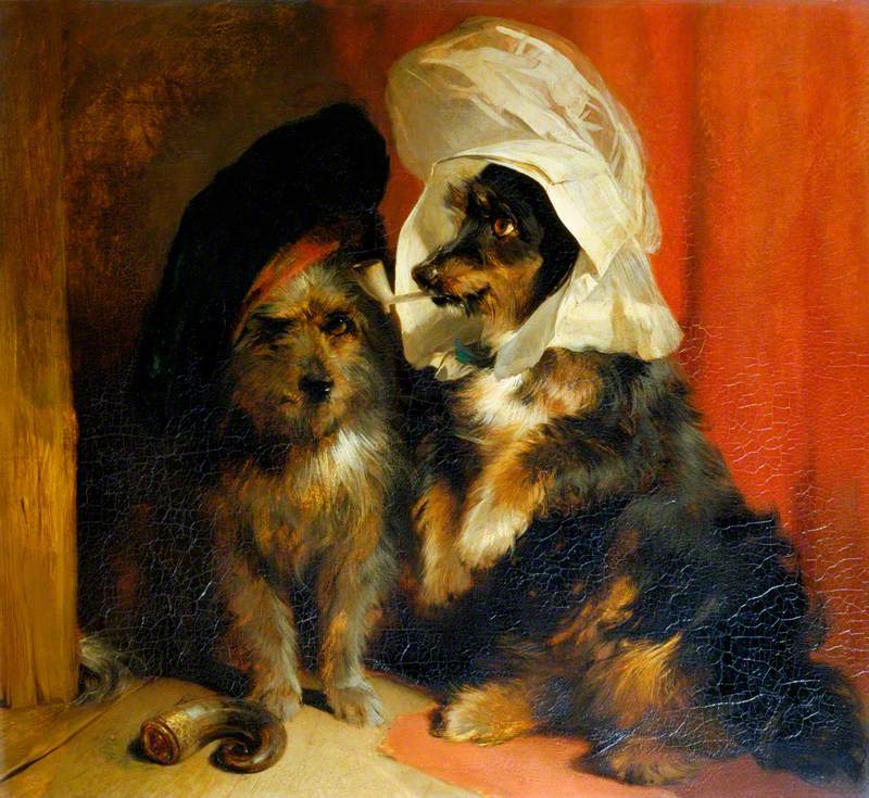 Chiens comiques - Edwin Henry Landseer