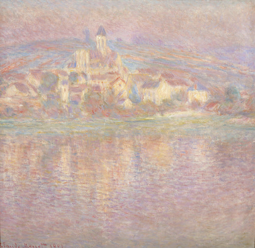 🌅 Auringonlaskun vaikutelma Vétheuilissa – Claude Monet (1901)