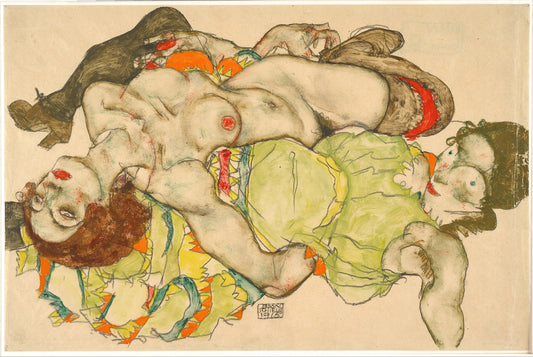 💚 Rakastavaiset – Egon Schiele (1915)