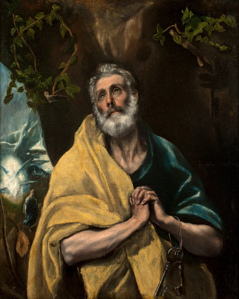 Pyhän Pietarin kyyneleet - El Greco