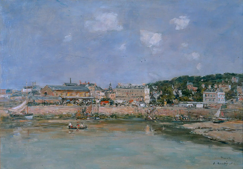 Trouvillen satama - Eugène Boudin