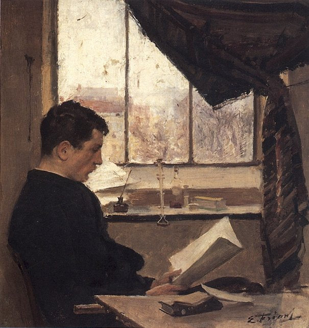 Autoportrait, dit Un étudiant - Émile Friant