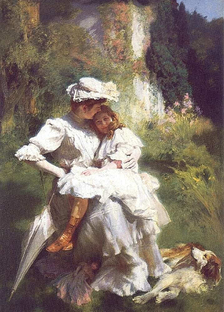 Tendresse Maternelle - Émile Friant