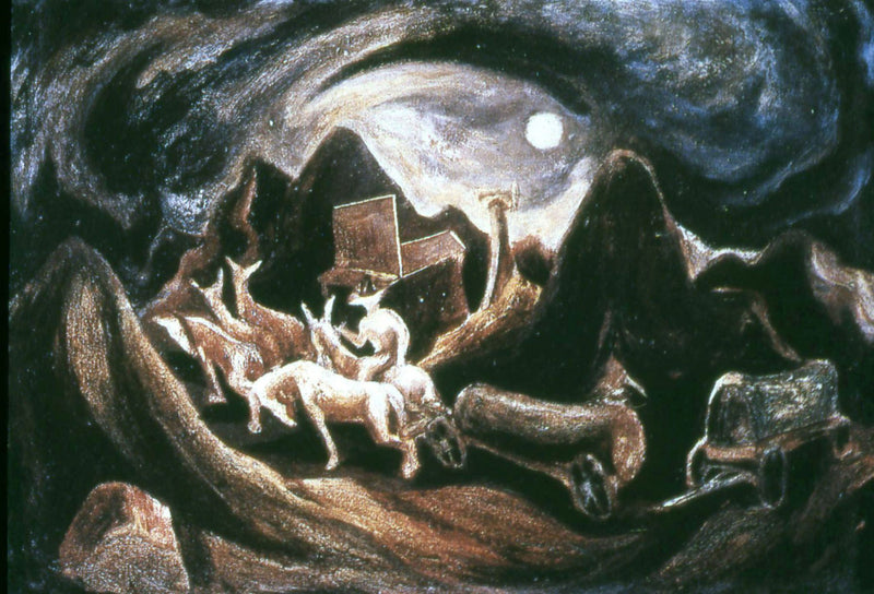 En direction de l'ouest - Jackson Pollock