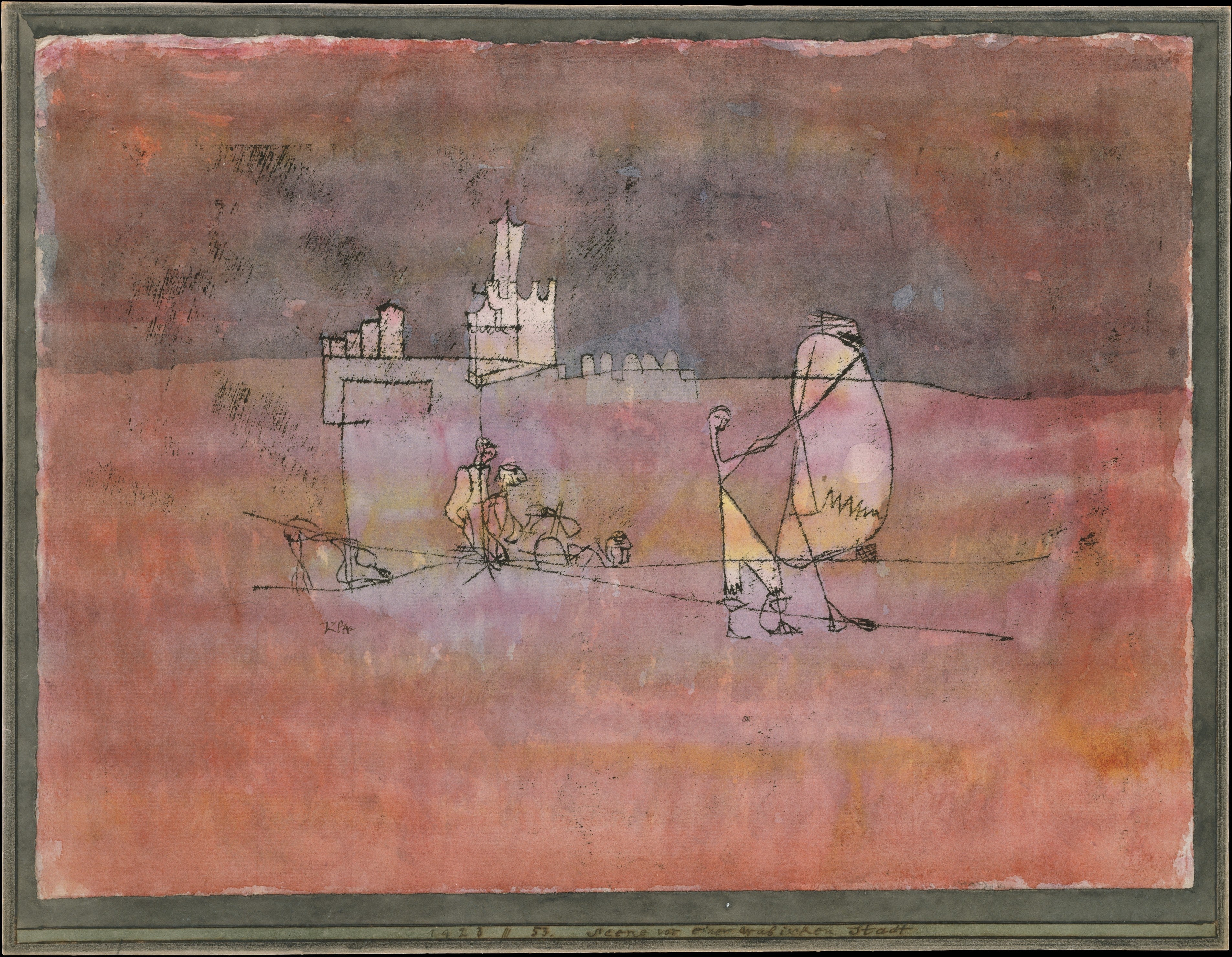 Jakso ennen arabiaa kaupunkia - Paul Klee