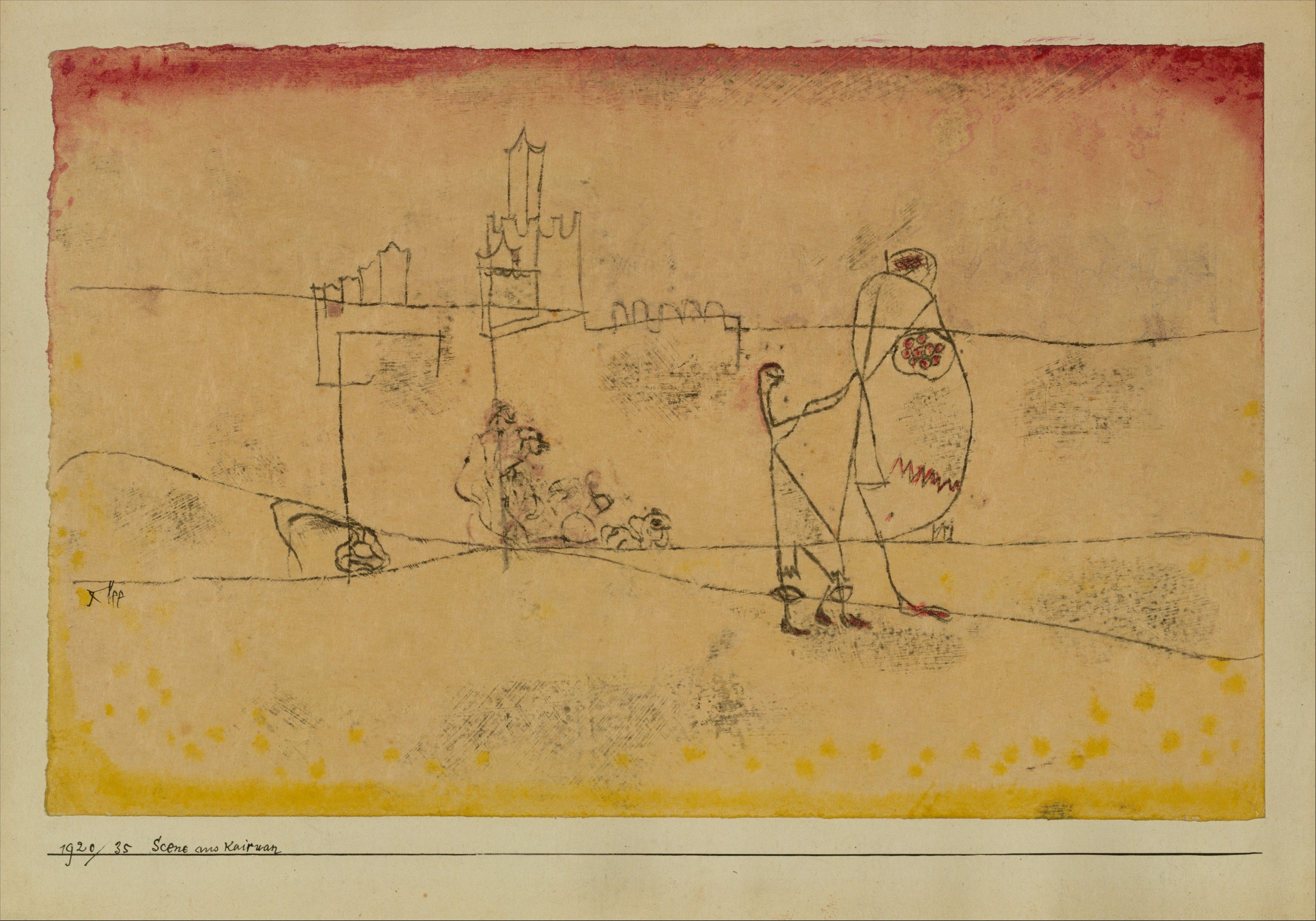 Jakso Kairouanissa - Paul Klee