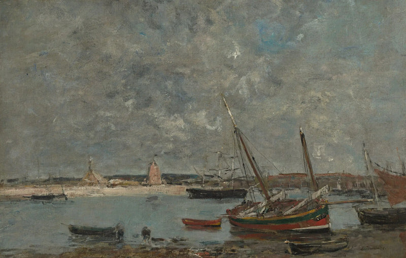 Camaret: Satama - Eugène Boudin