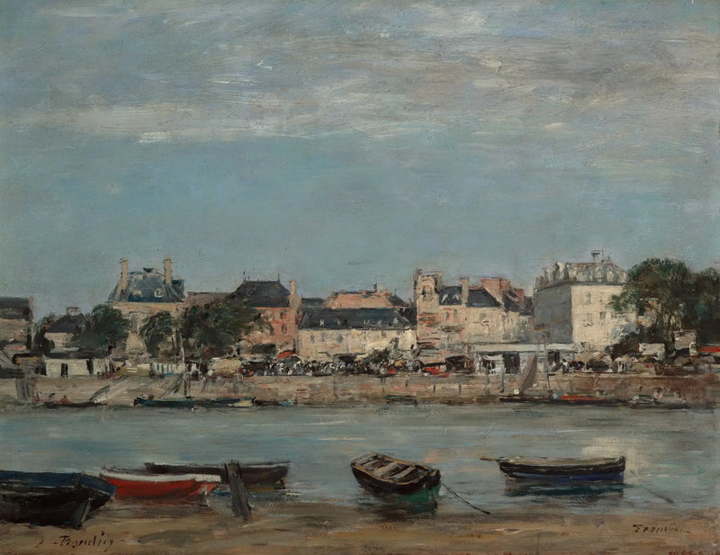 Trouvillen satama - Eugène Boudin