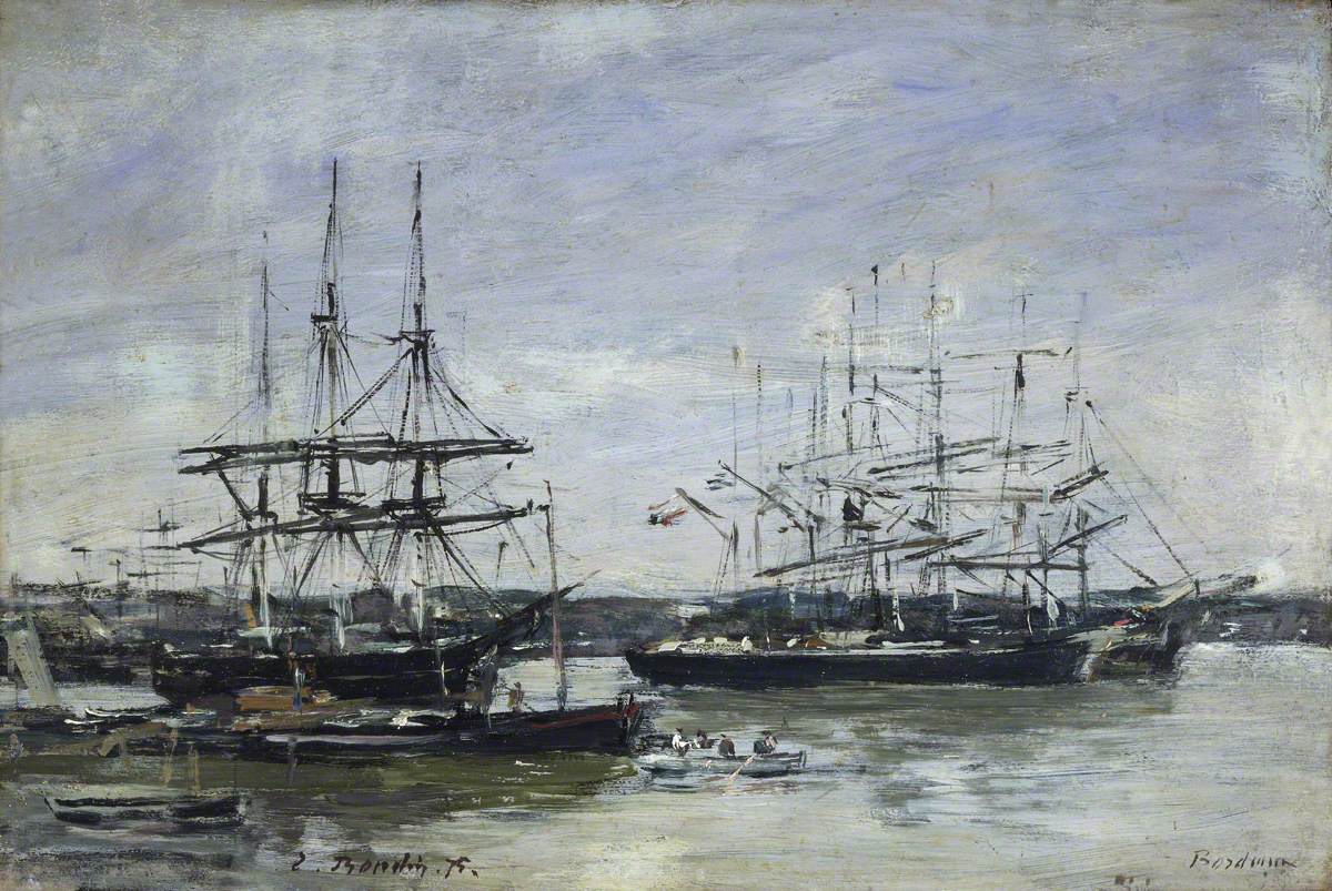 Reproduction du tableau « Bordeaux - Eugène Boudin » par Alpha Reproduction en peinture à l’huile