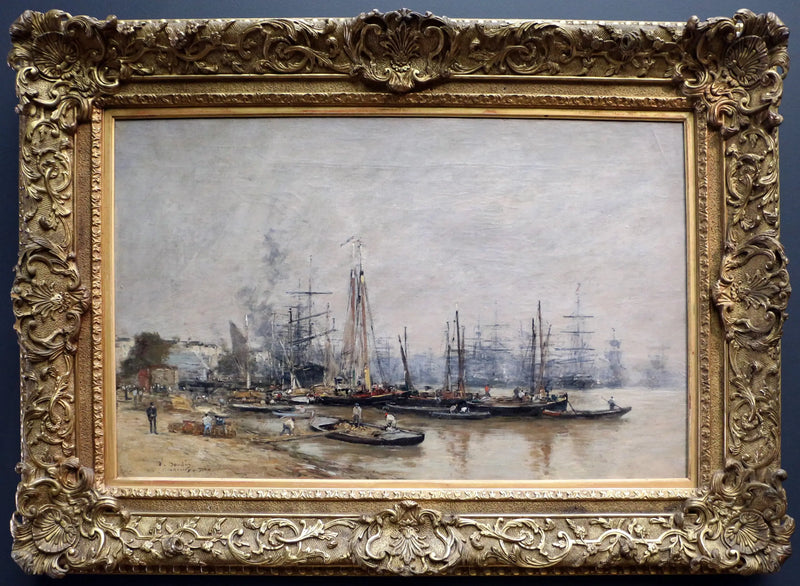Bordeaux'n satama - Eugène Boudin